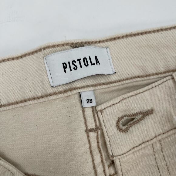 PISTOLA Jeans Size 28 Kate High Rise Slim Straight NWT East Side Cotton Stretch - Picture 12 of 16